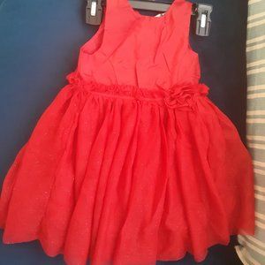 Girl's Red Dress Size 1 1/2-2yrs H&M